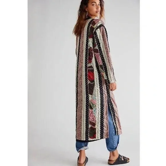 New Free People Kayla Duster Size Medium - Picture 4 of 10